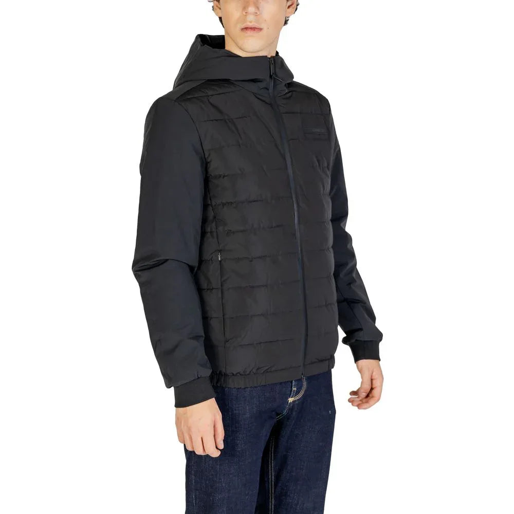 Calvin Klein Black Recycled Polyester Shell Jacket - Zeiniez