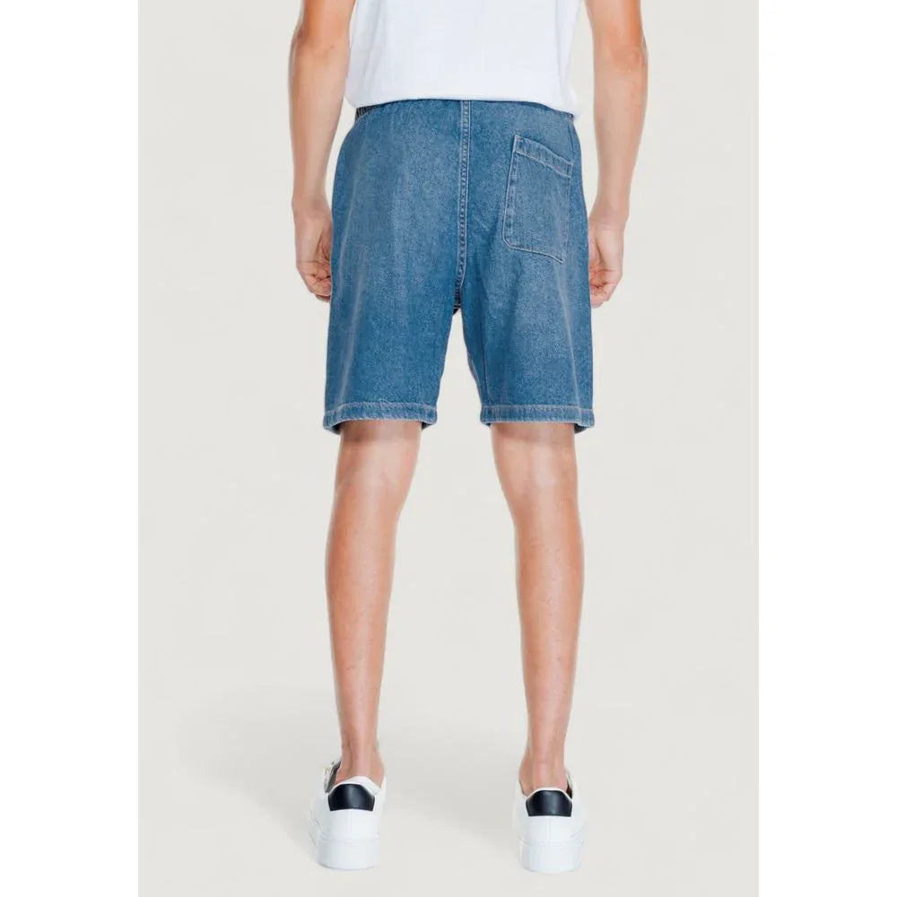 Jack Jones Light Blue Cotton Bermuda Shorts - Zeiniez
