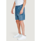 Jack Jones Light Blue Cotton Bermuda Shorts - Zeiniez