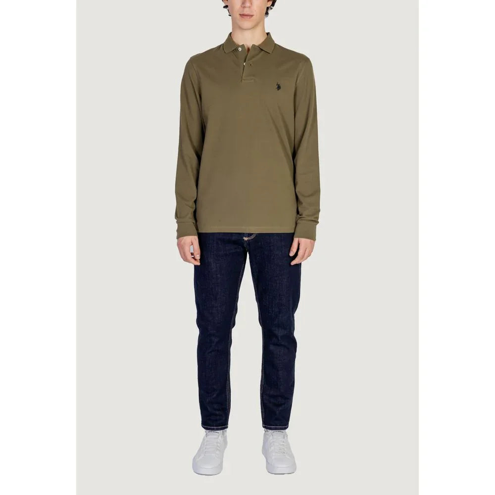U.S. POLO ASSN. Green Cotton Long Sleeve T-Shirt - Zeiniez