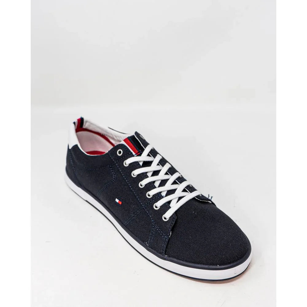 Tommy Hilfiger Blue Cotton Low Top Sneakers - Zeiniez