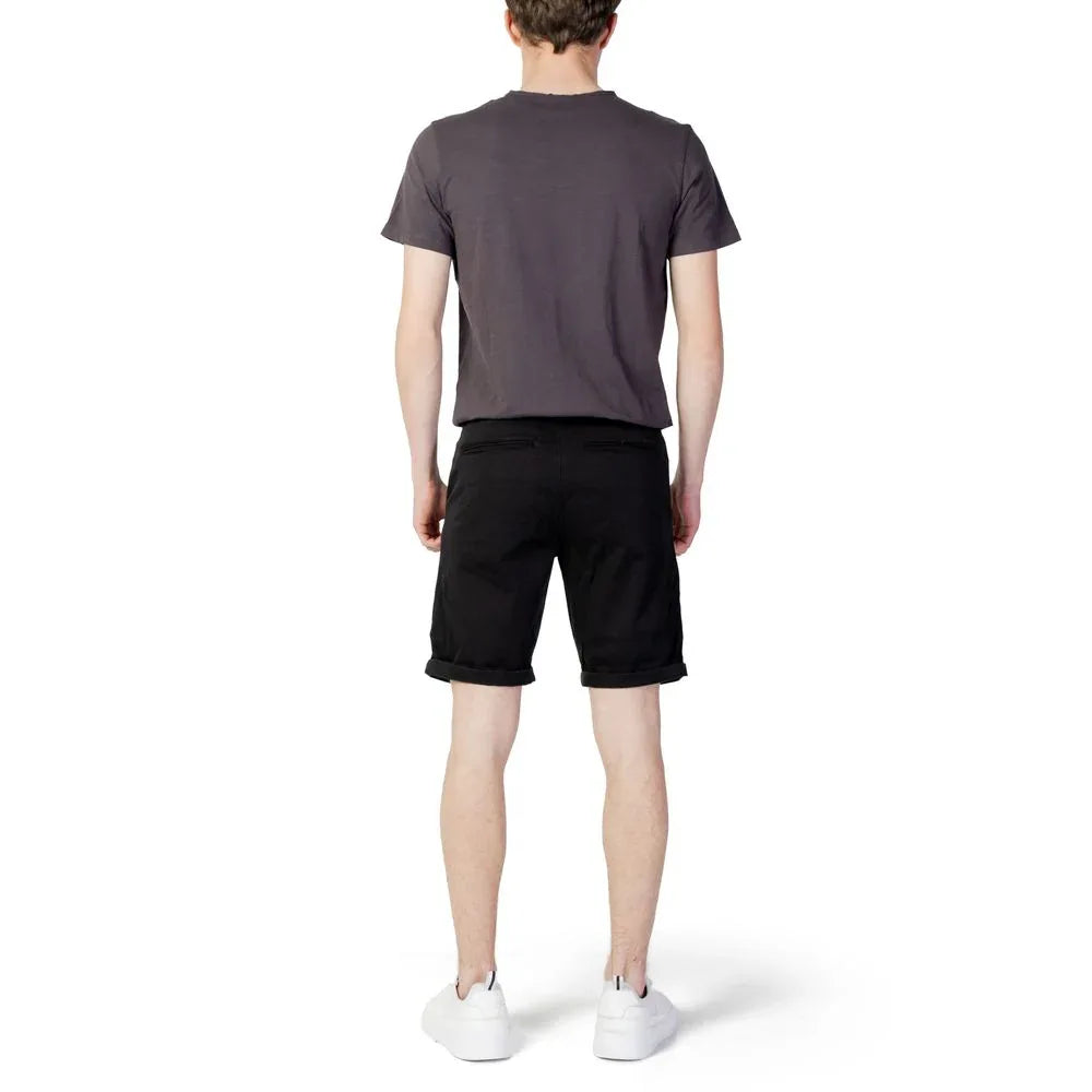 Jack Jones Black Cotton Knee Length - Zeiniez