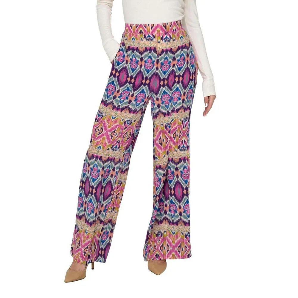 Only Multicolor Recycled Polyester Casual Pants - Zeiniez