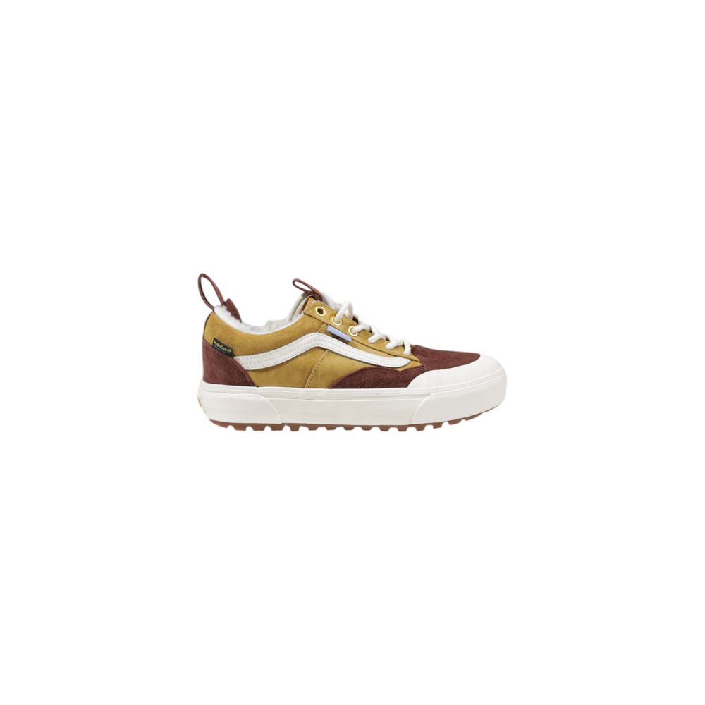Vans Beige Leather Athletic Sneakers - Zeiniez