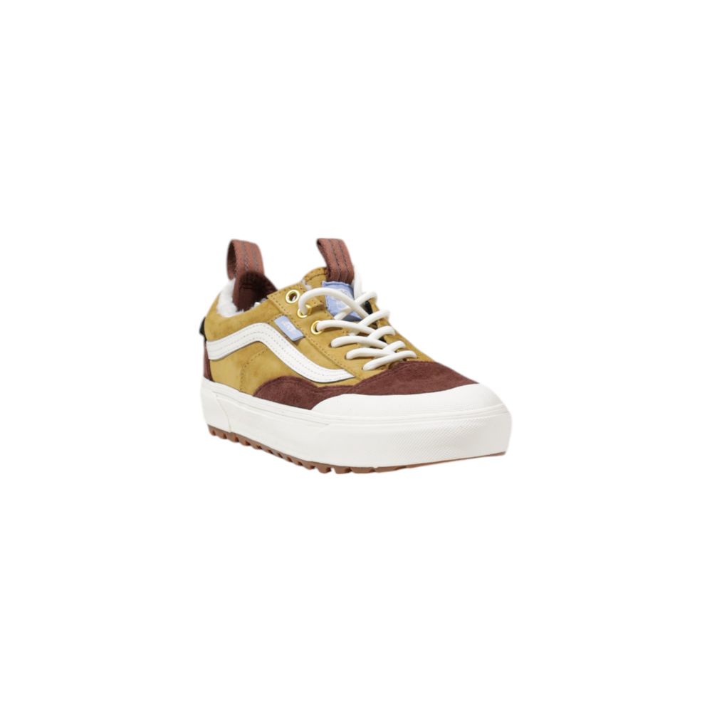 Vans Beige Leather Athletic Sneakers - Zeiniez