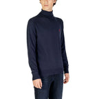 U.S. POLO ASSN. Blue Cotton Turtleneck - Zeiniez