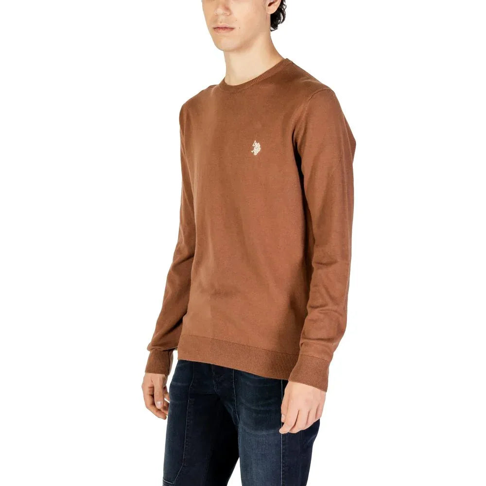 U.S. POLO ASSN. Beige Cotton Sweatshirt - Zeiniez