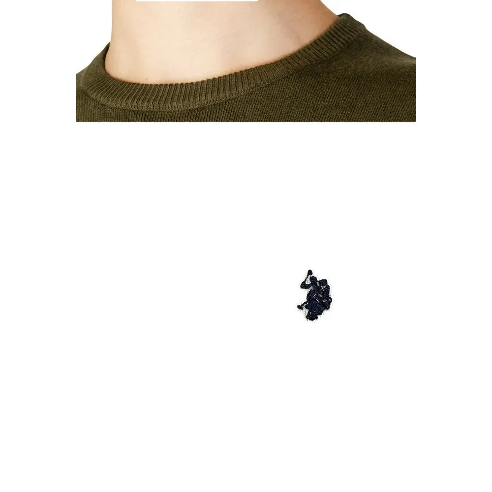 U.S. POLO ASSN. Green Cotton Sweatshirt - Zeiniez