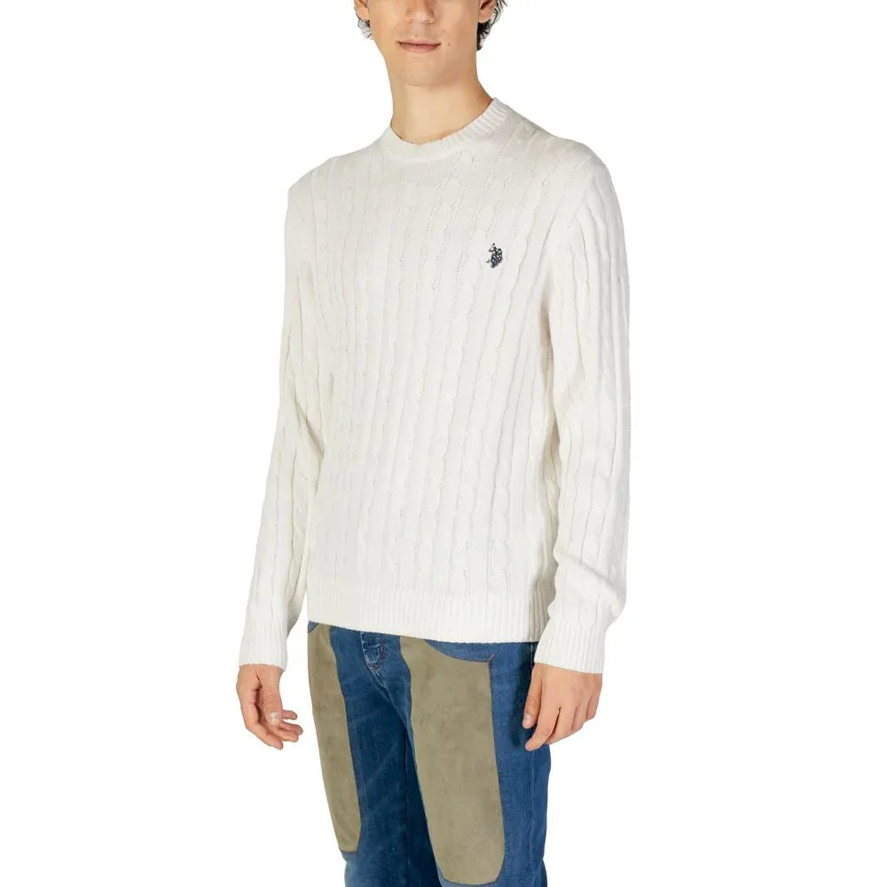 U.S. POLO ASSN. White Cotton Sweatshirt - Zeiniez