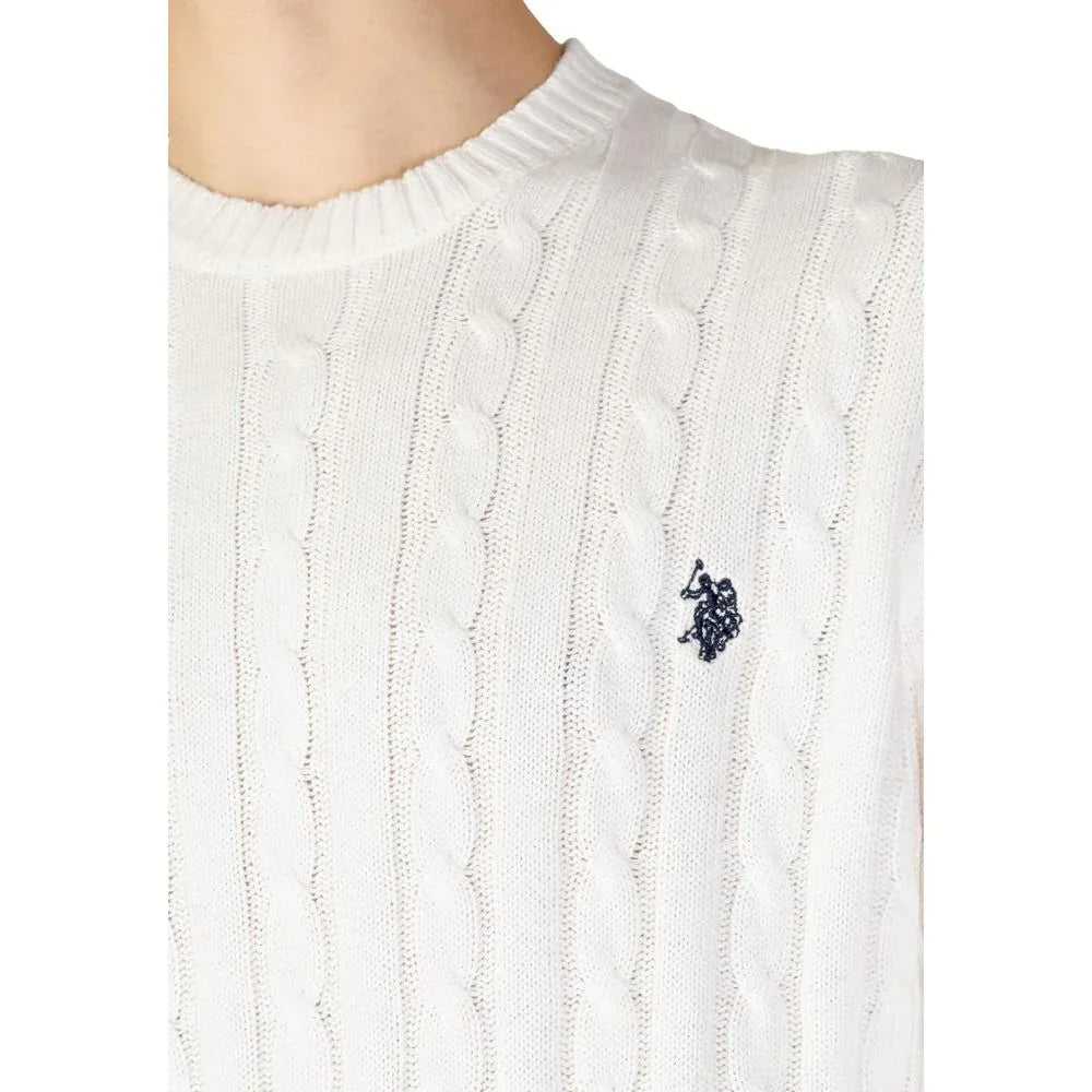 U.S. POLO ASSN. White Cotton Sweatshirt - Zeiniez