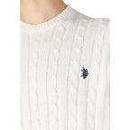 U.S. POLO ASSN. White Cotton Sweatshirt - Zeiniez