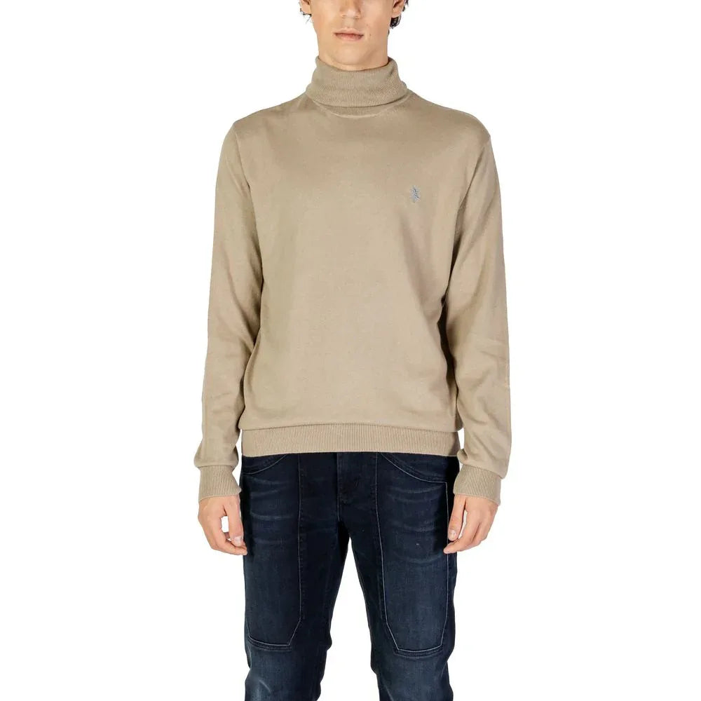 U.S. POLO ASSN. Beige Cotton Turtleneck - Zeiniez