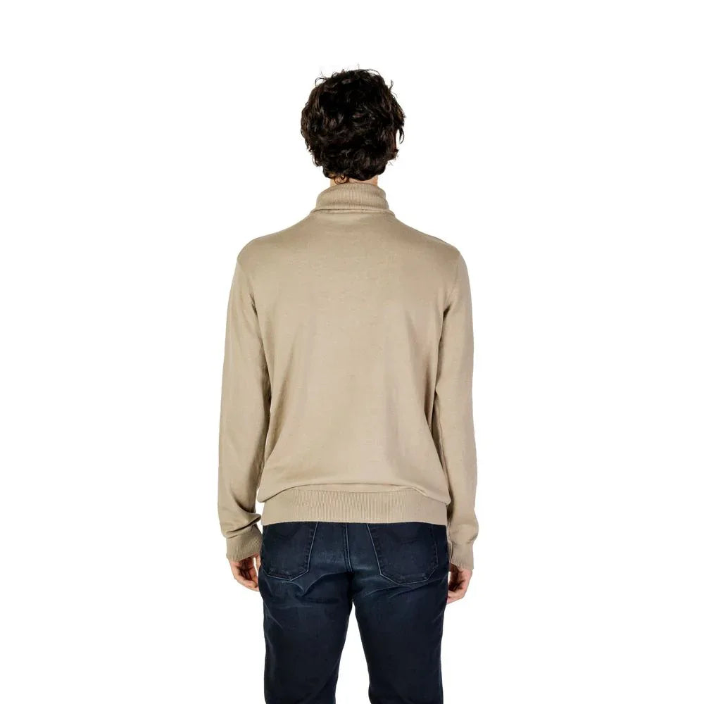 U.S. POLO ASSN. Beige Cotton Turtleneck - Zeiniez