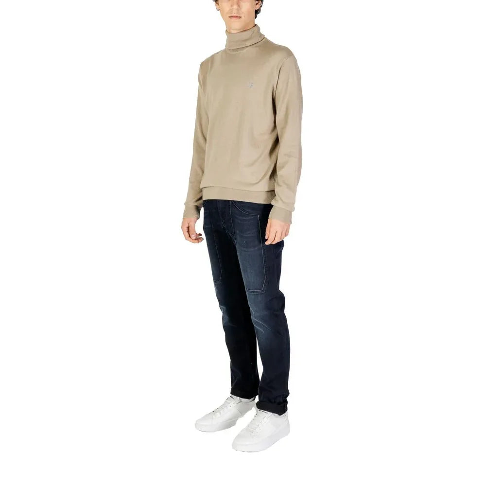 U.S. POLO ASSN. Beige Cotton Turtleneck - Zeiniez