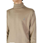 U.S. POLO ASSN. Beige Cotton Turtleneck - Zeiniez