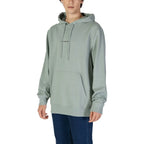 Calvin Klein Jeans Green Cotton Hoodie - Zeiniez