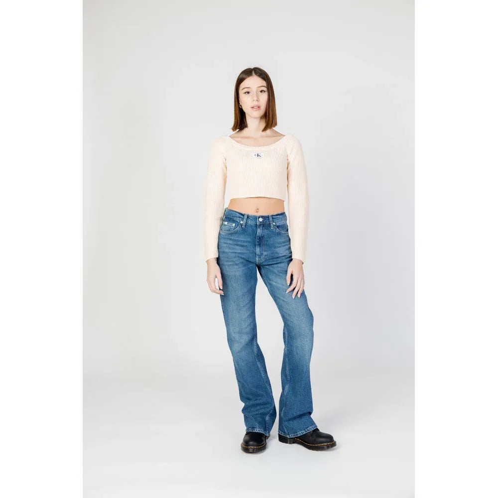 Calvin Klein Jeans Blue Cotton Mom Jeans - Zeiniez