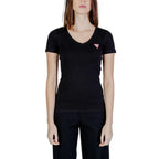 Guess Black Cotton T-Shirt - Zeiniez