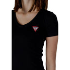 Guess Black Cotton T-Shirt - Zeiniez
