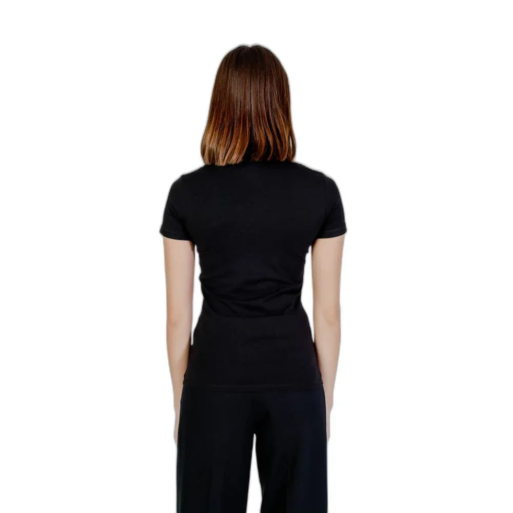 Guess Black Cotton T-Shirt - Zeiniez