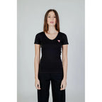 Guess Black Cotton T-Shirt - Zeiniez