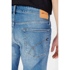 Gas Blue Cotton Bermuda Shorts - Zeiniez