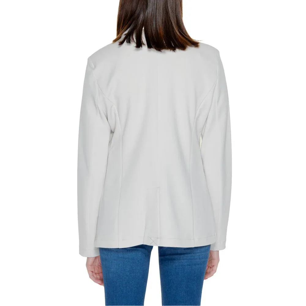 Only Beige Polyester Blazer - Zeiniez