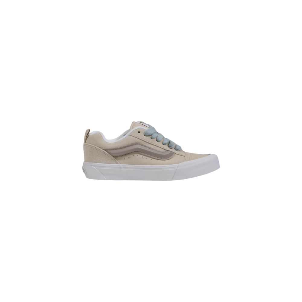Vans Beige Leather Low Top Sneakers - Zeiniez