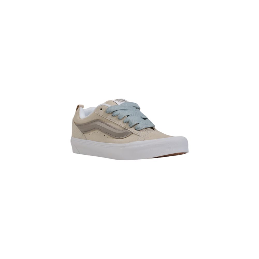 Vans Beige Leather Low Top Sneakers - Zeiniez