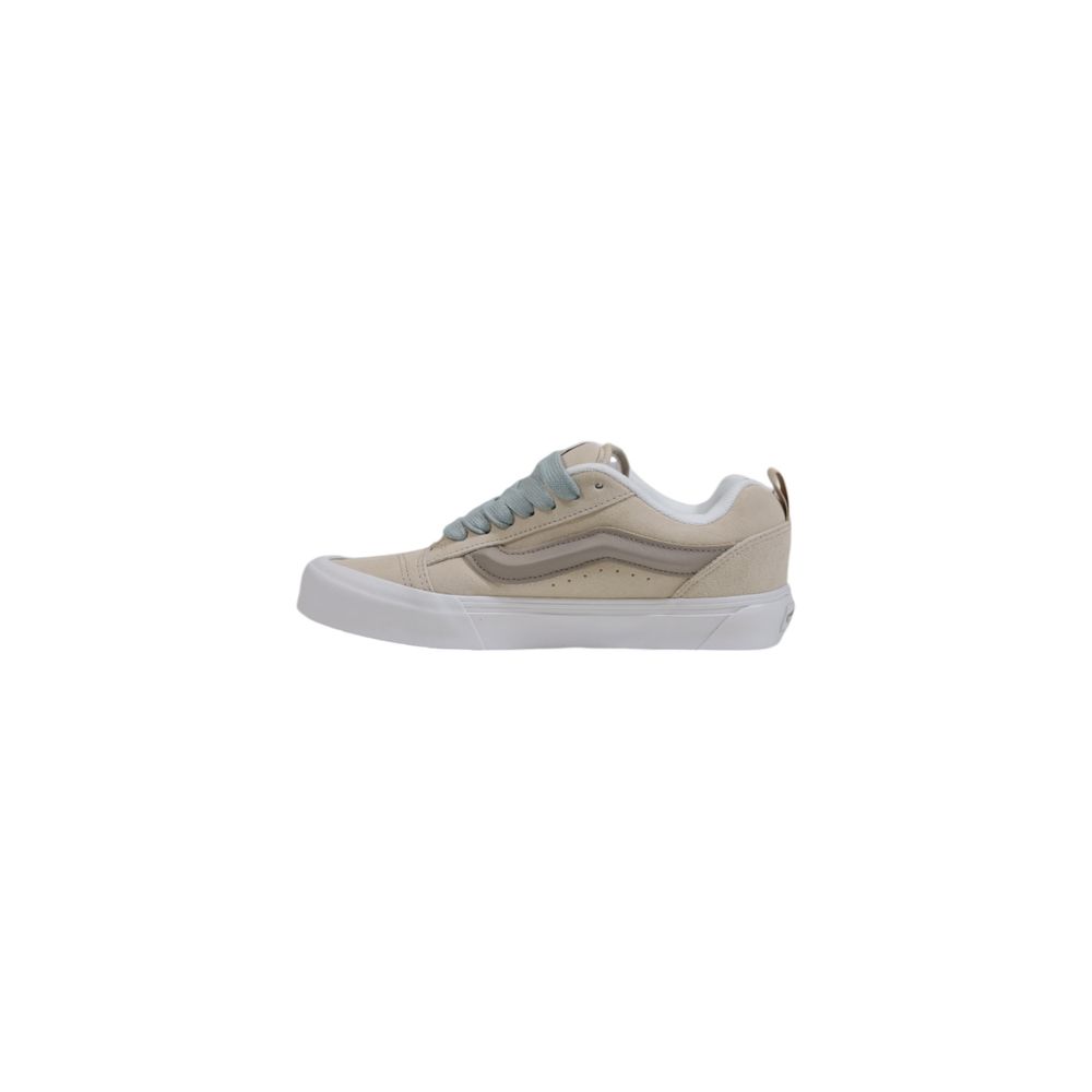 Vans Beige Leather Low Top Sneakers - Zeiniez