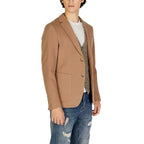 Gianni Lupo Beige Cotton Blazer - Zeiniez