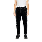 Gianni Lupo Black Cotton Casual Pants - Zeiniez