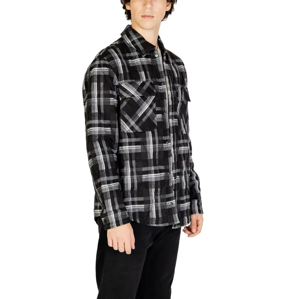 Gianni Lupo Black Polyester Coat - Zeiniez