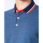 Jack Jones Blue Cotton Polo Shirt - Zeiniez