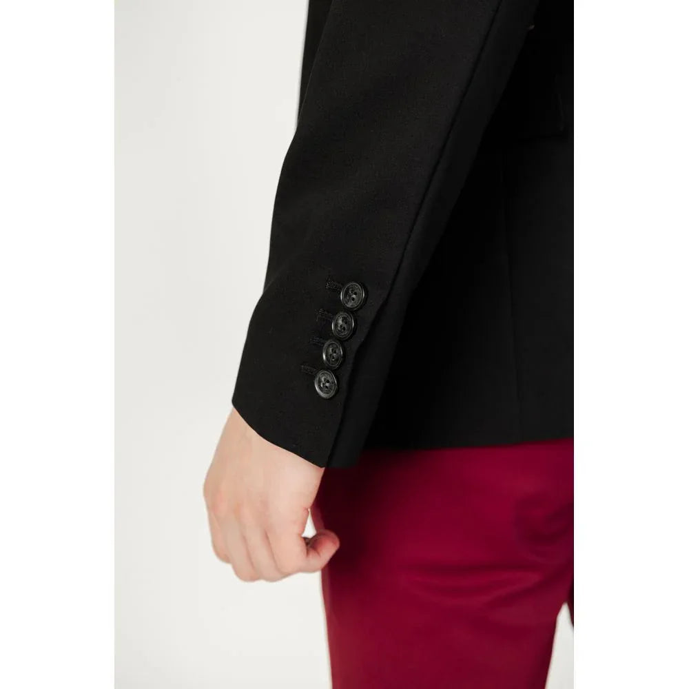 Gianni Lupo Black Cotton Blazer - Zeiniez