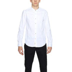 Gianni Lupo White Cotton Dress Shirt - Zeiniez