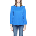 Street One Blue Modal Long Sleeve T-Shirt - Zeiniez