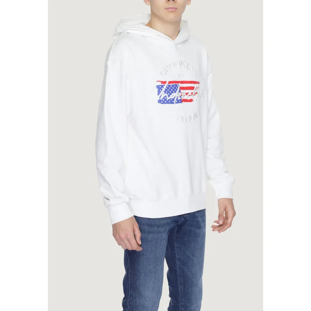 Underclub White Cotton Hoodie - Zeiniez