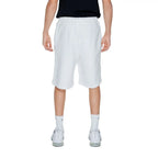 Underclub White Cotton Bermuda Shorts - Zeiniez