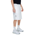 Underclub White Cotton Bermuda Shorts - Zeiniez