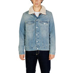Tommy Hilfiger Jeans Light Blue Cotton Denim Jacket - Zeiniez