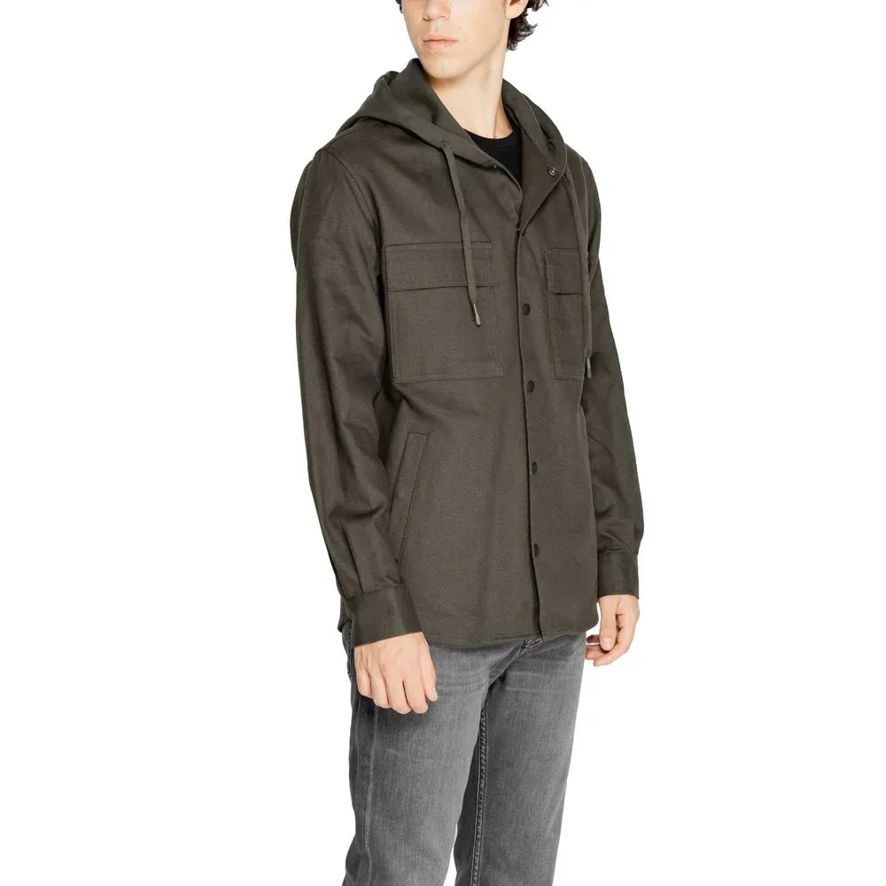 Antony Morato Green Cotton Shell Jacket - Zeiniez