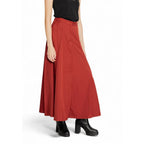 Vero Moda Red Polyester Long Skirt - Zeiniez