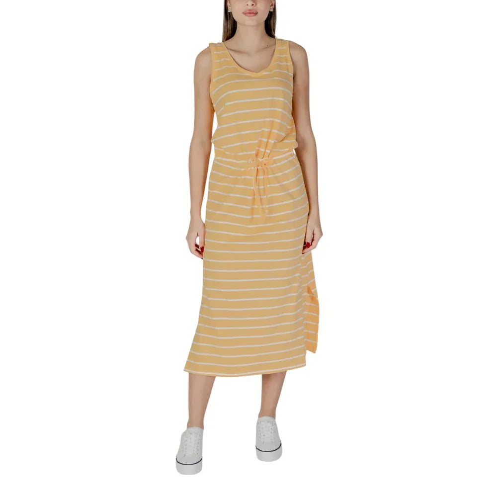 B.Young Bicolor Cotton Long Dress - Zeiniez