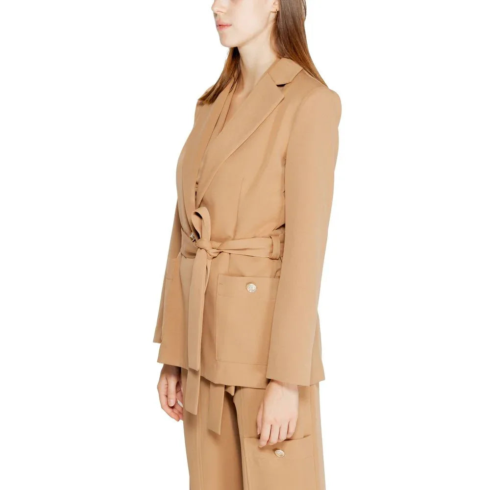 Rinascimento Beige Polyester Blazer - Zeiniez