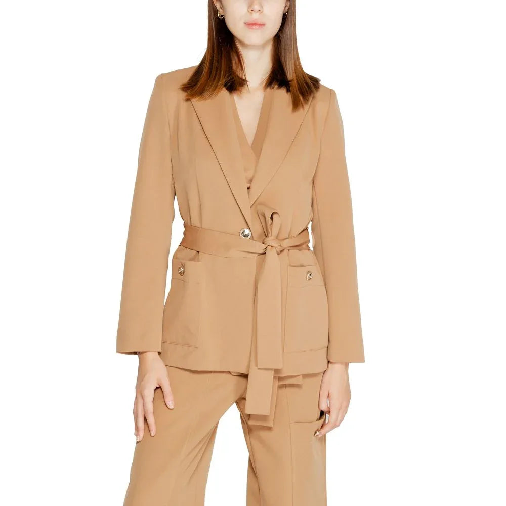 Rinascimento Beige Polyester Blazer - Zeiniez