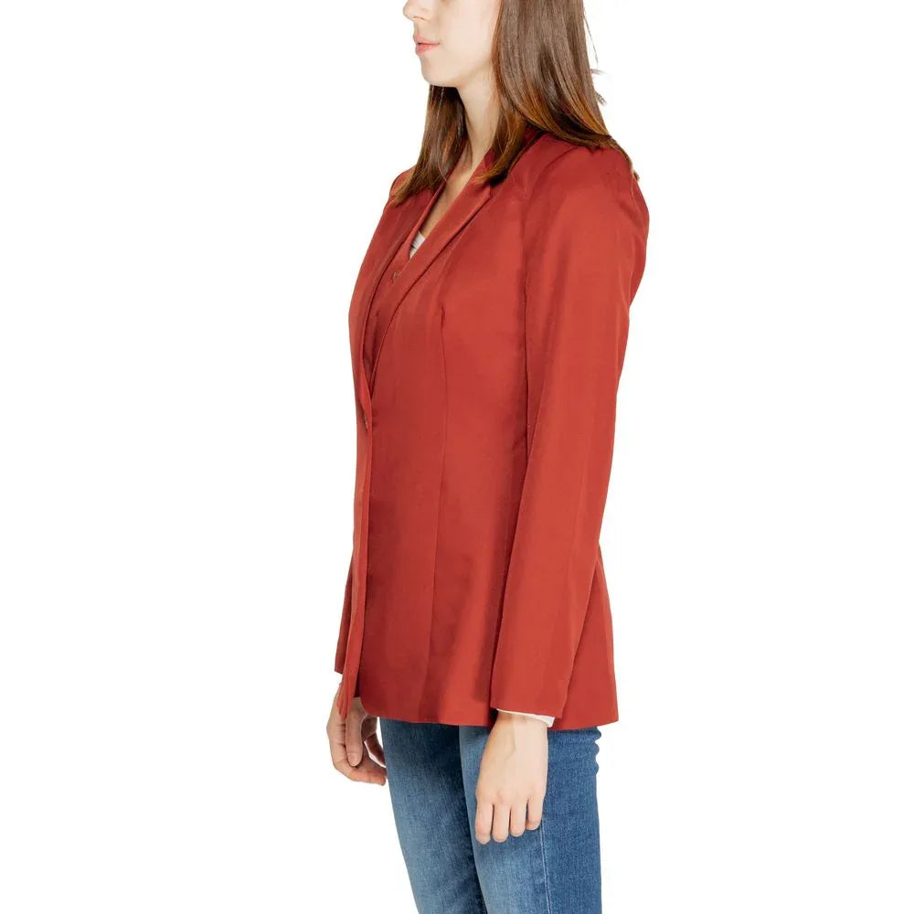 Vero Moda Red Polyester Blazer - Zeiniez