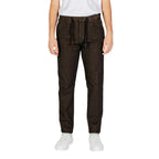 Hamaki-Ho Brown Cotton Casual Pants - Zeiniez