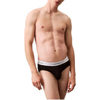 Calvin Klein Underwear Gray Cotton Briefs - Zeiniez