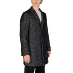 Hamaki-Ho Black Polyester Coat - Zeiniez